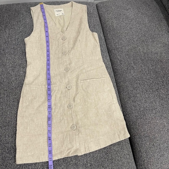 A&F Mara Linen-Blend vest mini dress - Picture 12 of 12
